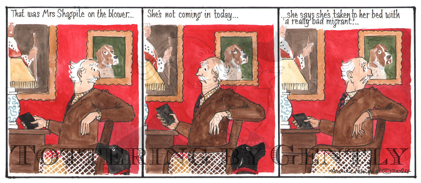 CL 1545 taken to her bed