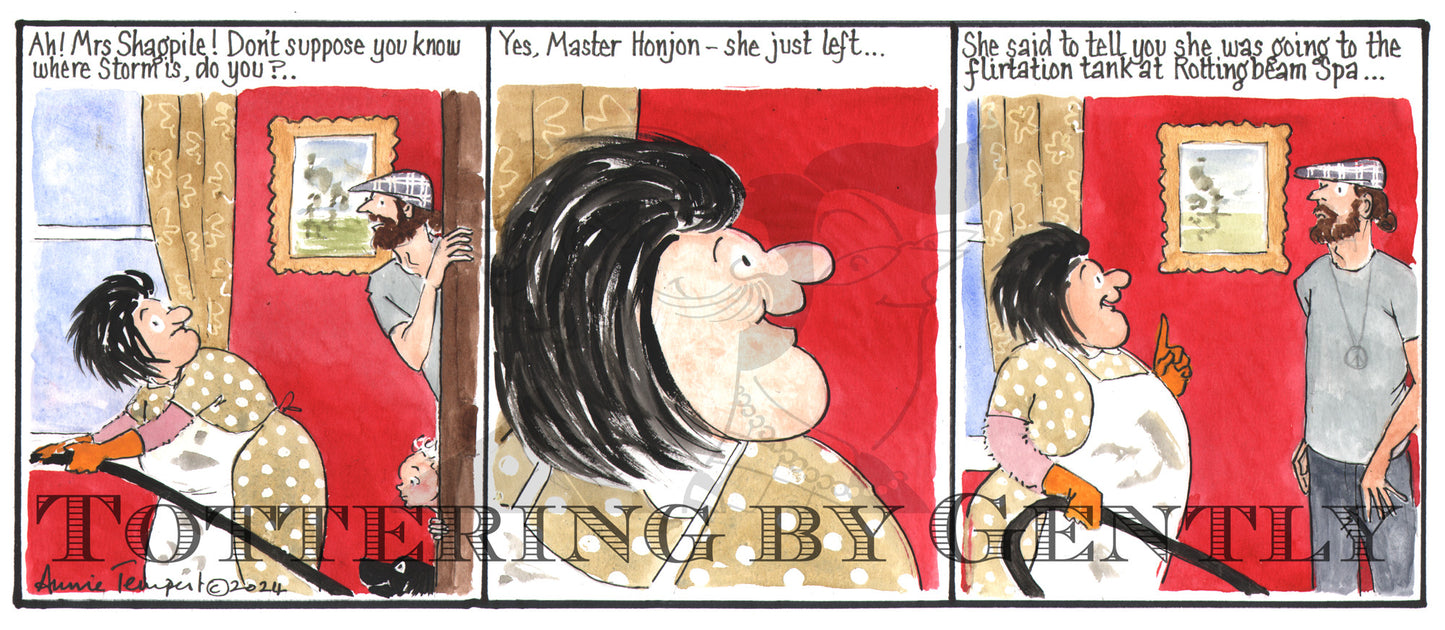 CL 1556 Yes, Master Honjon - she just left