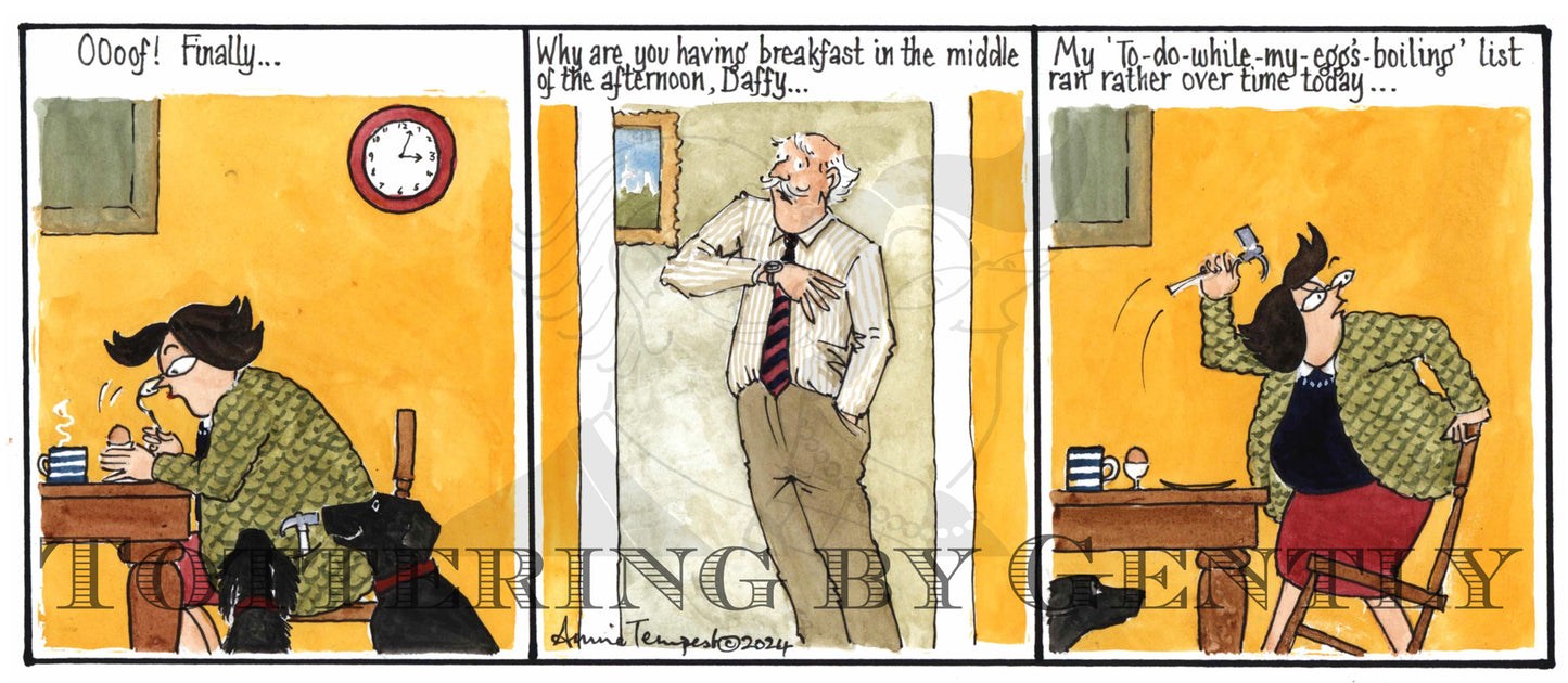 CL 1568 To-do list while egg boils