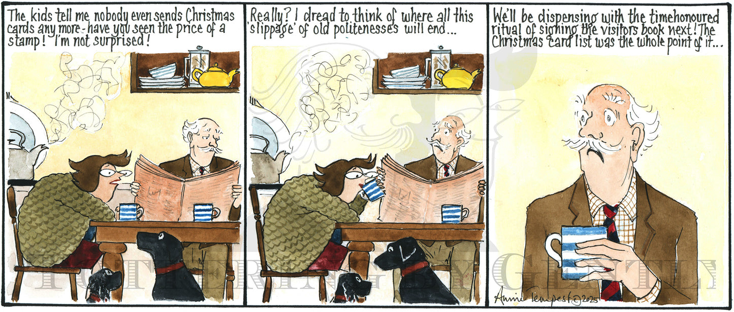 CL 1632 Christmas cards/visitors books