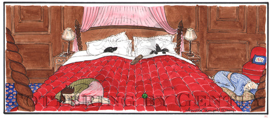 CL1061 Dogs in the bed