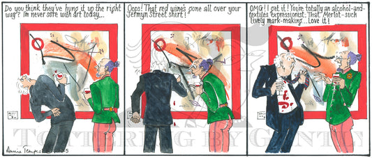 CL 1617 Alcohol and Textile expressionist