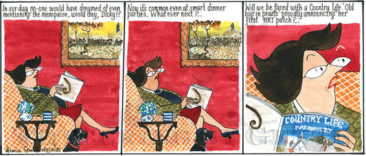 CL 1628 Menopausal girl in pearls