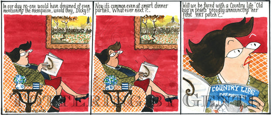 CL1628 Menopausal girl in pearls