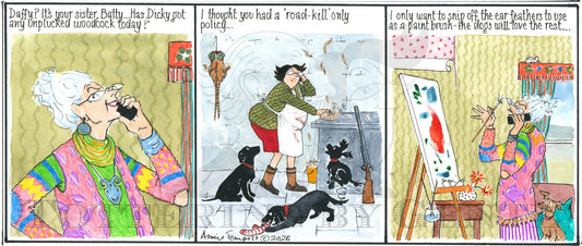 CL 1639 Partridge feather paint brush