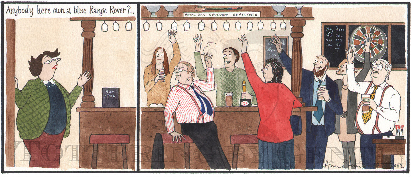 CL243b Blue Range Rover